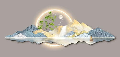 Green Misty Mountain