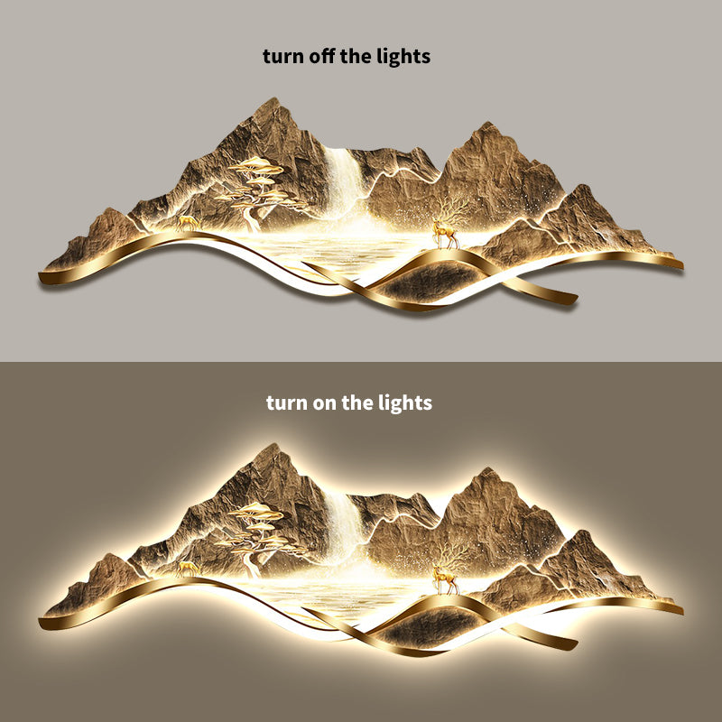 3D LED LANDSCAPE WALL ART DECOR DESIGN #1