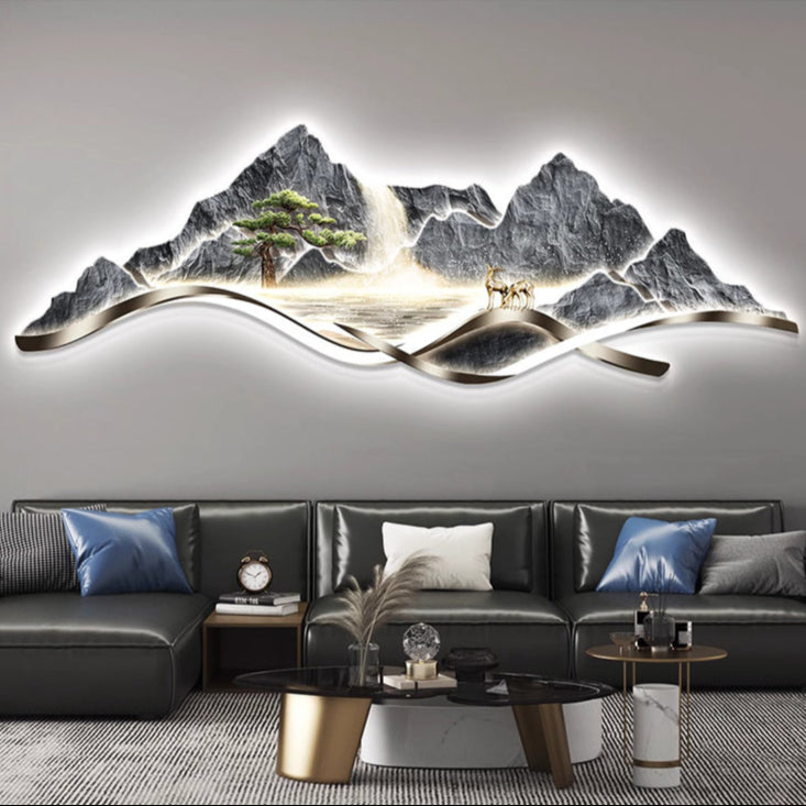 3D LED LANDSCAPE WALL ART DECOR DESIGN #1