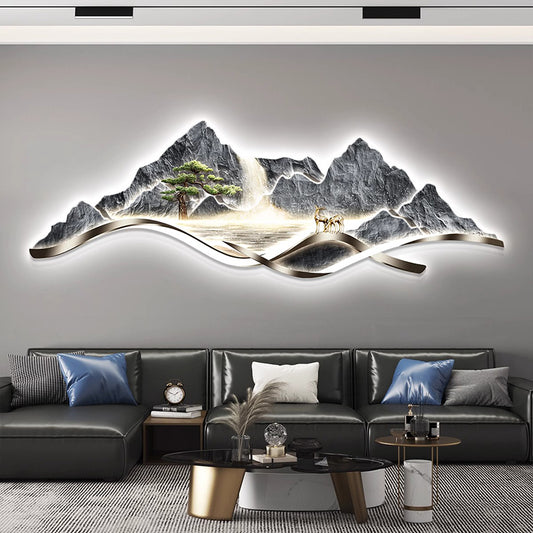 3D LED LANDSCAPE WALL ART DECOR DESIGN #1